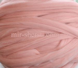 Мериносовая шерсть для валяния и толстого вязания (крупная пряжа), топс тонина 24микрон, производство Украина