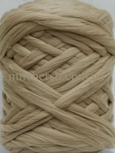 Merino wool for felting and thick knitting (large yarn), tops fineness 21 microns, production Ukraine