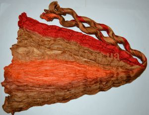 Шелковые шарфы для валяния в технике нуно-фелтинг