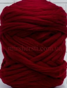 Merino wool for felting and thick knitting (large yarn), tops fineness 25 microns, production Ukraine